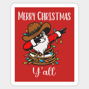 Merry Christmas Y'all Sticker